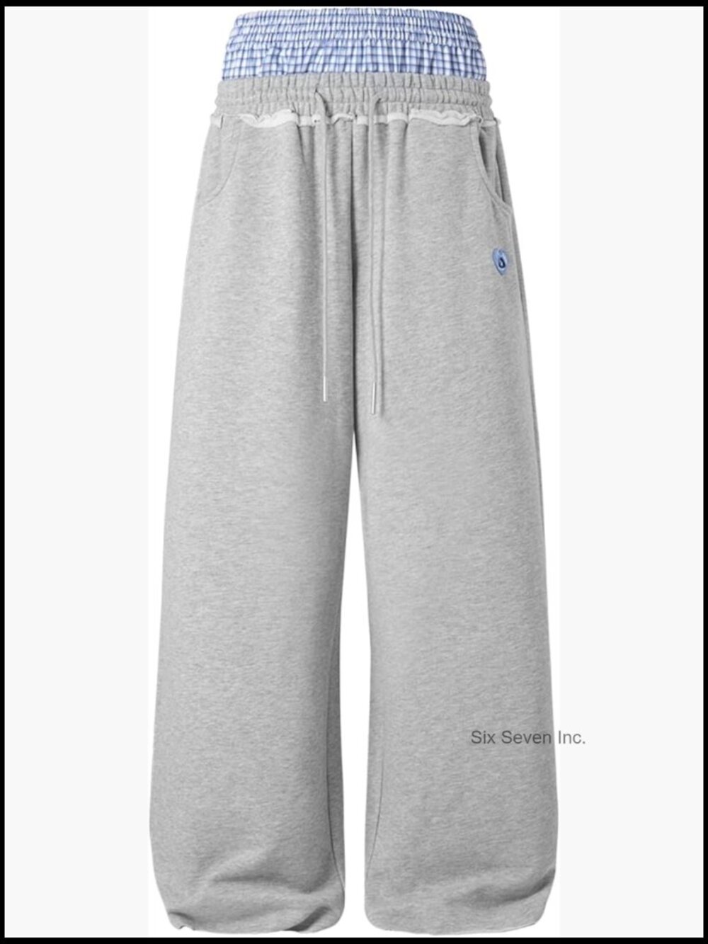 Baggy Wide Leg Sweatpants Double Waist Camo Elastic Waisted Lounge Pants with
